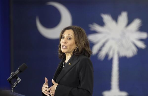 Harris promotes broadband in South Carolina as 2024 looms | AP News